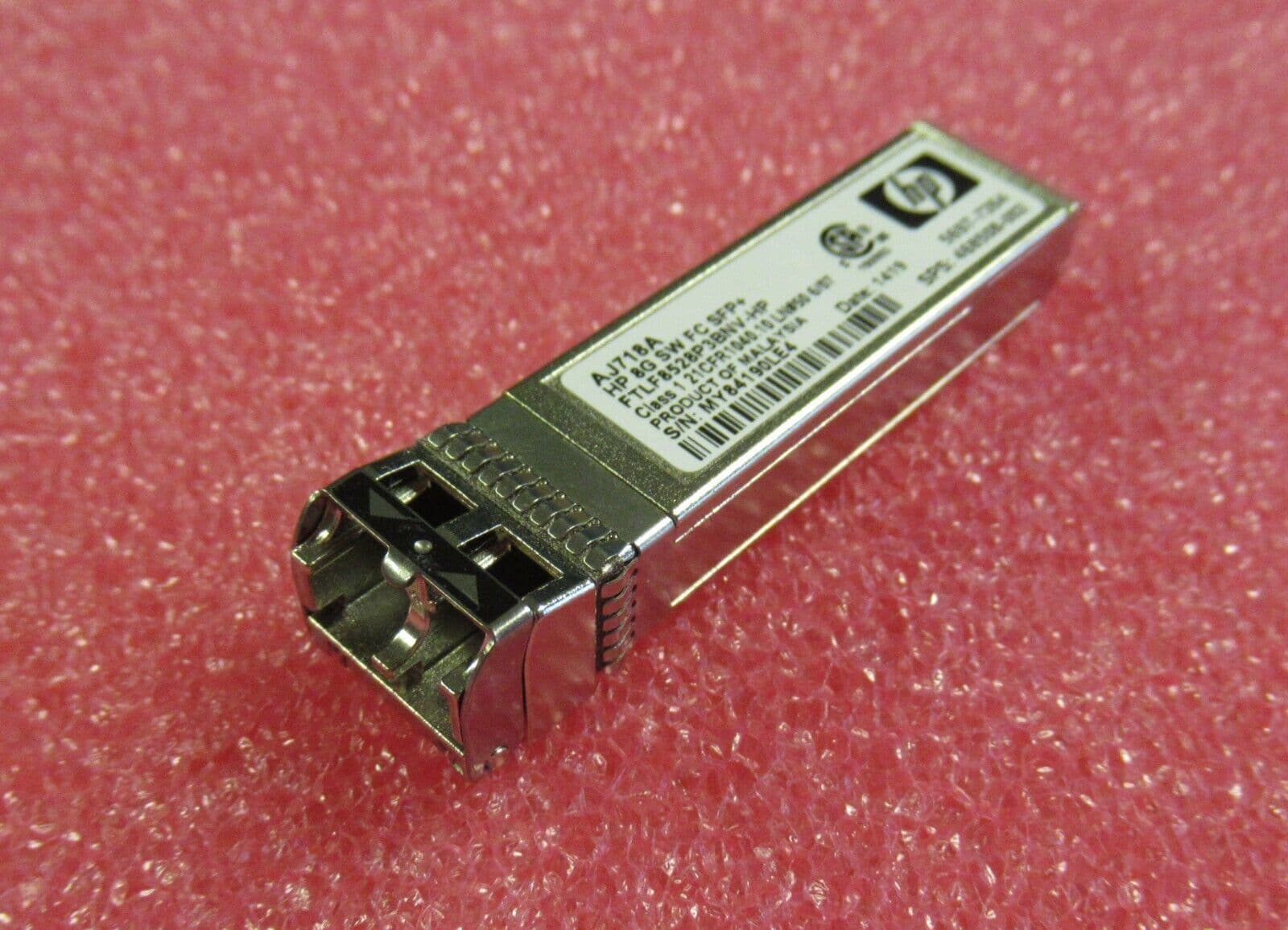 HP AJ718A 8GB FC 850nm 150m SFP LC Transceiver Module FTLF8528P3BNV-HP