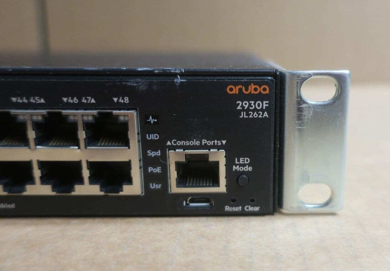 【新品未使用】HP Aruba 2930F 24G 4 SFP (①) HPE Aruba Networking 2930F 24G 4SFP+ Switch | HPE Store US