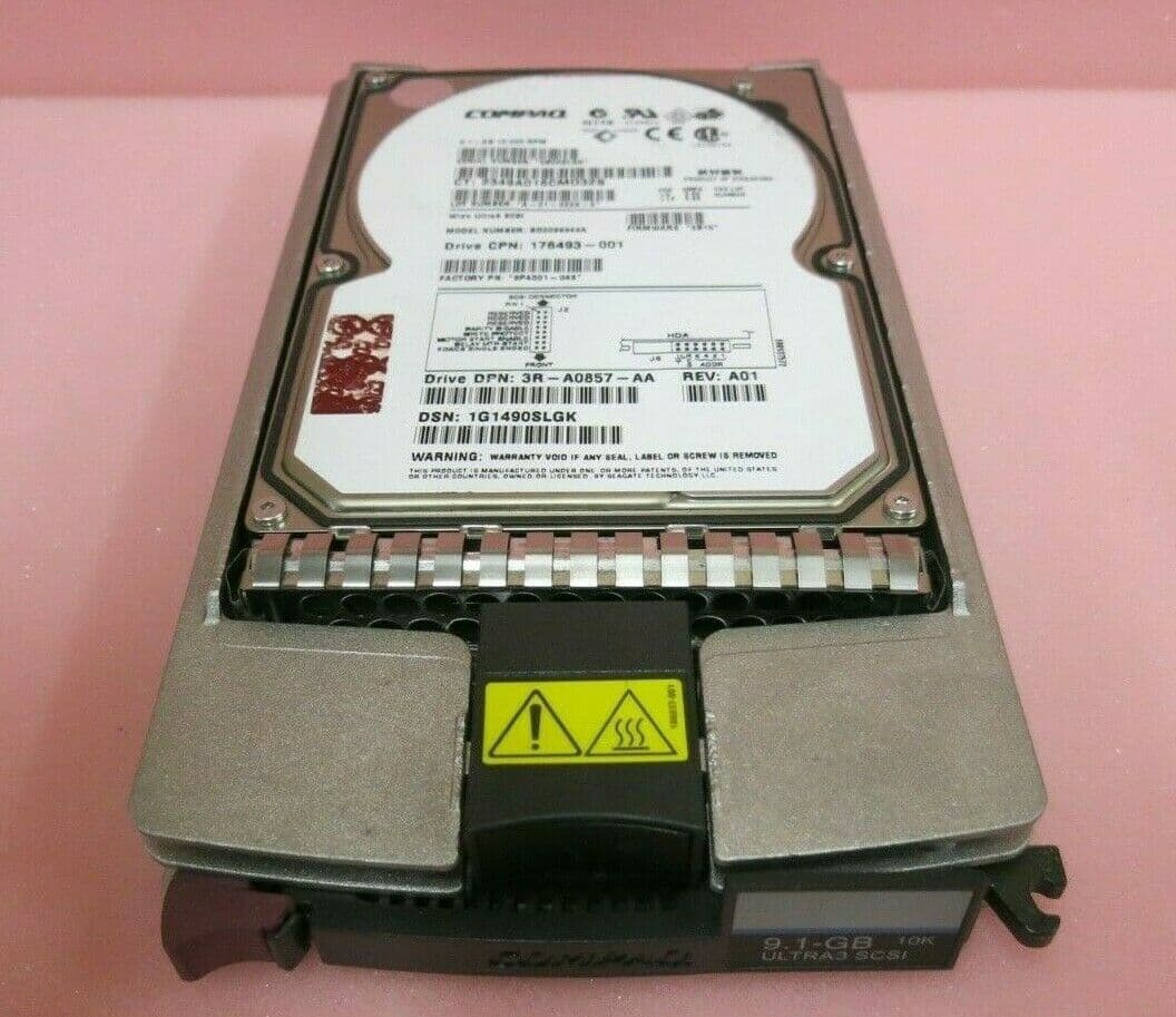 HP BD0096349A 176493-001 9 1GB 10000RPM U160 SCSI 80P Hot-Swap 3 5 