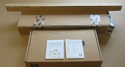 HP BL P-ClassG2 FCRJ-45 Patch Panel 2 (Pair Of) 306465-B21 W/ Panel Pass Thru x4