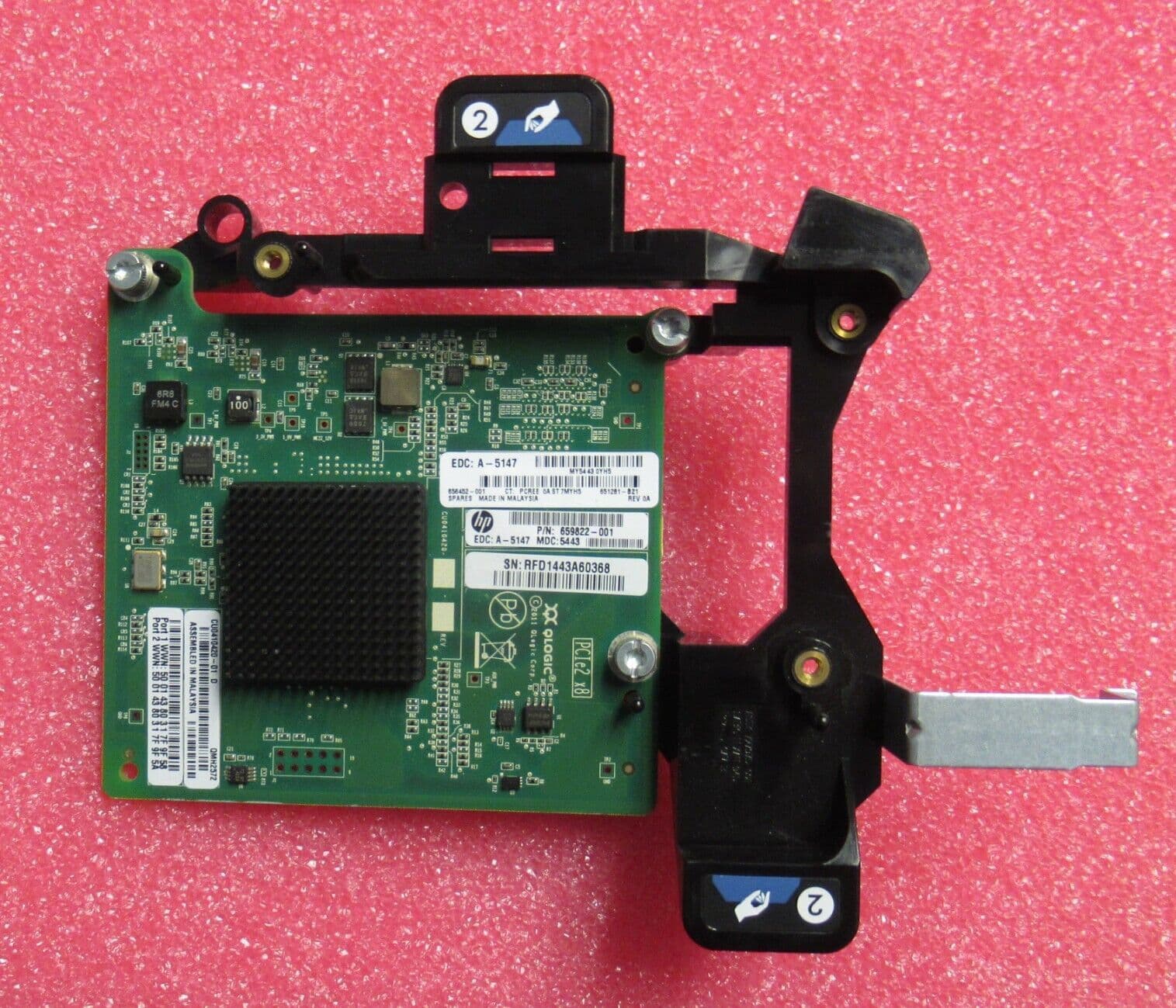 HP Blade System G8 8Gb Fibre Channel HBA Mounting Bracket 656452001