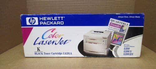 HP C4191A Black LaserJet 4500 4500N 4500DN Toner Printer Cartridge New Sealed
