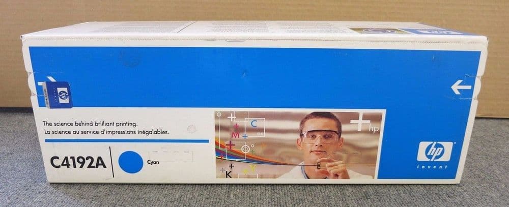 HP C4192A New Sealed Original Cyan Laser Toner Print Cartridge