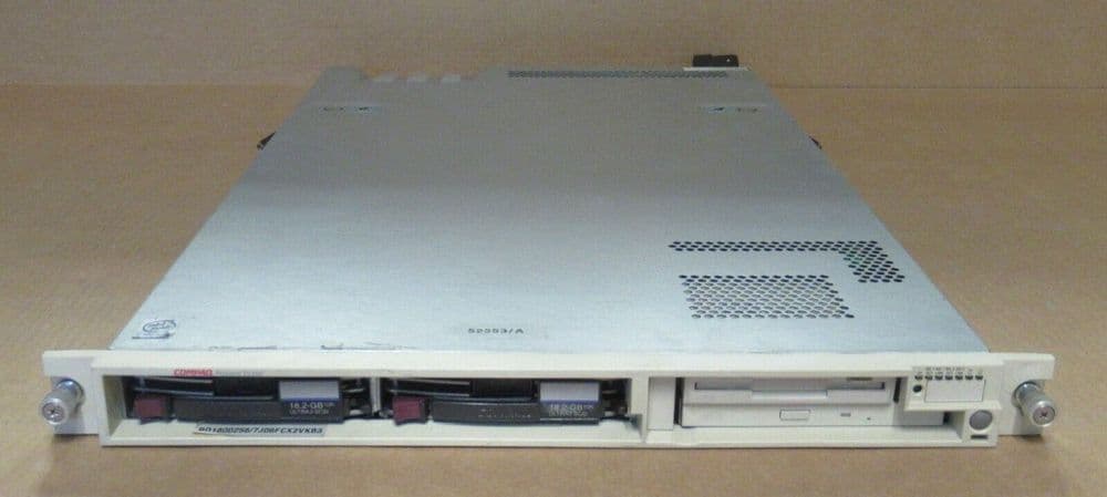 Compaq Processor HP Compaq Proliant DL360 Intel Pentium 3 800MHz 1 2GB RAM 36 4GB HDD 1U ...