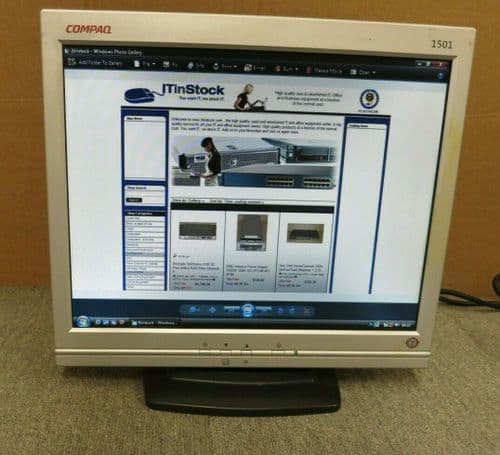 HP Compaq TFT1501 301043-001 302505-B24 15" LCD TFT Flat Panel Montior VGA