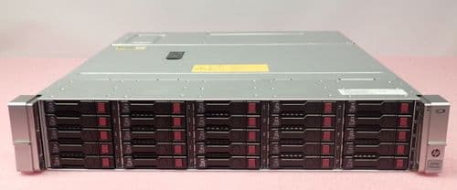 HP D3700 Storage Enclosure QW967A 25-Bay 25x 1.2TB HDD 2x 12Gb SAS I/O Modules