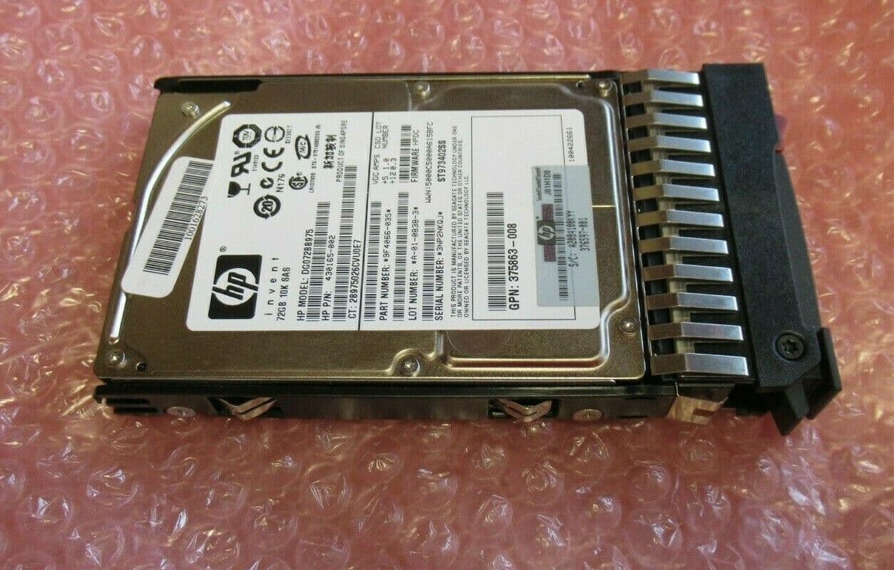HP 375870-B21 376594-001 72GB 15K 3.5 " SAS Singola Porta - Foto 5