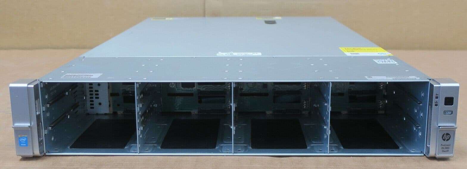 Serveur HPE ProLiant DL380 Gen9 - 2x E5-2680 V3 - 64Go RAM - Bon état - Sous Garantie