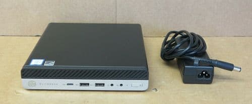 HP EliteDesk Mini 800 G3 PC i5-7500T @ 2.7GHz 8GB 256GB SSD Win10 Pro 1HL45AW PC