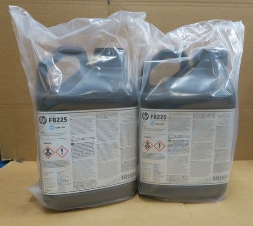 HP FB225 CP760A - 2-pack 5-Liter Light Cyan Scitex Ink For FB7500 / FB7600 Press