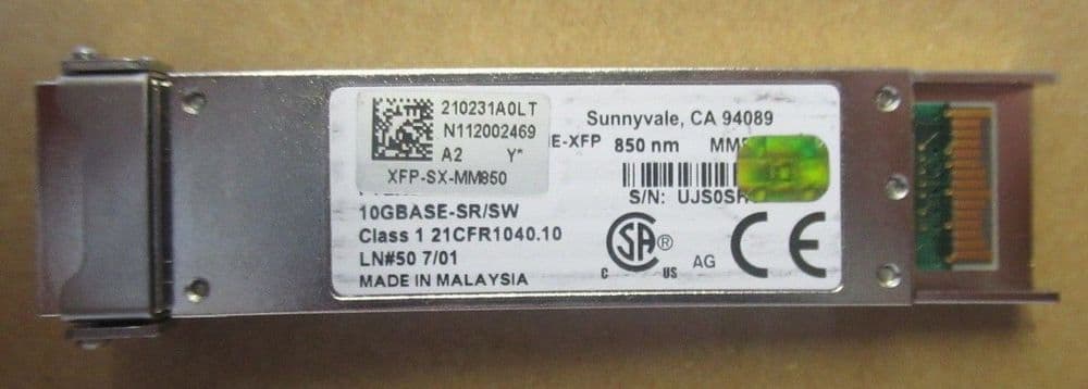 Hp 10g Module HP H3C 10G Base-SR/SW 850nm Multi-mode 300m XFP Transceiver Module XFP ...