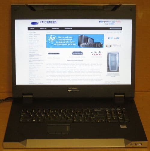 HP HPE LCD8500 18.5" WXGA+ TFT LCD 75Hz 1U INTL Rackmount Console Only AF644A