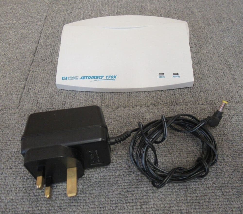 HP J3258B JetDirect 170X External Print Server with EtherTwist Connector