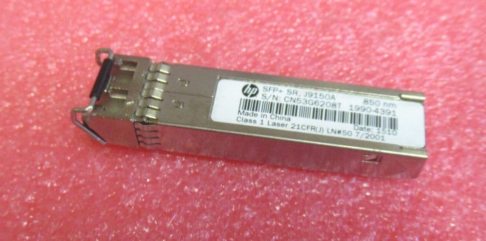 HP J9150A ProCurve 10Gbps 10GBase-SR 300m Duplex LC SFP Transceiver Module