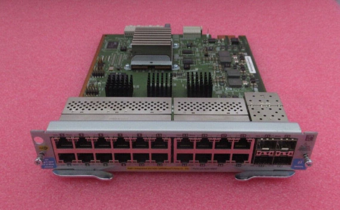 HP J9535A 20-Port Gig-T/SFP v2 zl 4-Port SFP Module For E5400 Series ...