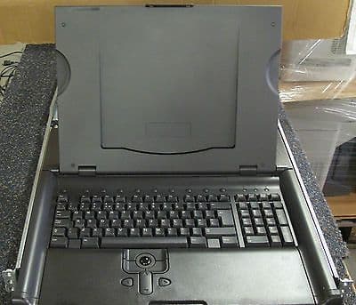 HP KB-0030 1U Integrated Server Rackmount Keyboard Trackball Drawer