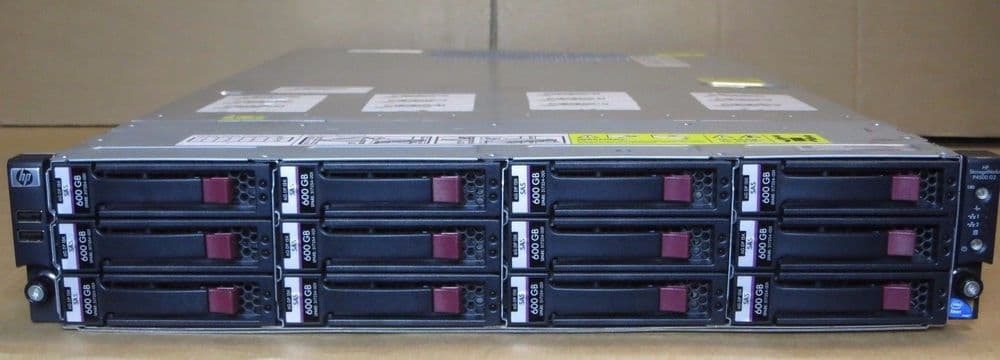 HP Lefthand P4500 G2 BQ889A 7 2TB SAS Storage System 12x 600GB 15k HDD ...