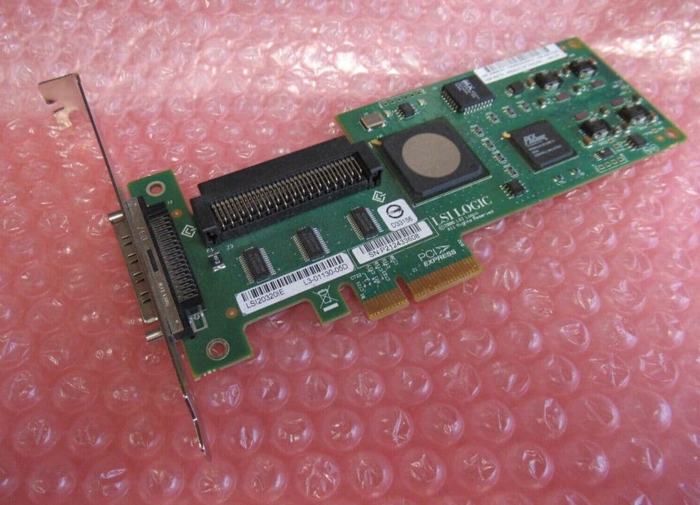 HP LSI Logic LSI20320IE Single Channel Ultra320 SCSI PCIE x4 Host Bus