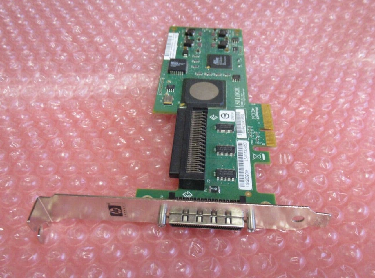 HP LSI Logic LSI20320IE Single Channel Ultra320 SCSI PCIE x4 Host Bus Adapter