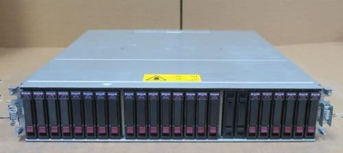 HP MSA P2000 G3 ISCSI 2x Controller Disk Array 24Bay AW597A 16x 600GB + 6x 146GB