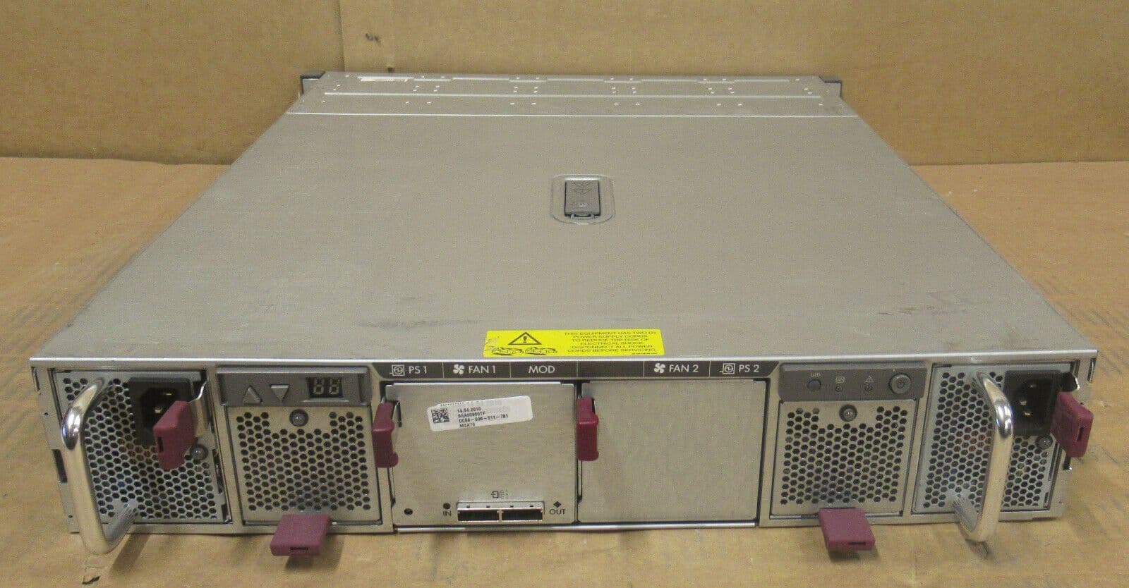 HP MSA70 Modular Smart Array 1 3TB HDD 1x SAS I/O Module 399049-001 ...