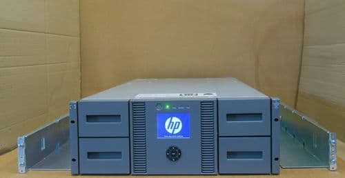 HP MSL4048 AK381A Backup Tape Library Enclosure 2x LTO5 FC BL544B 413509-002 4U
