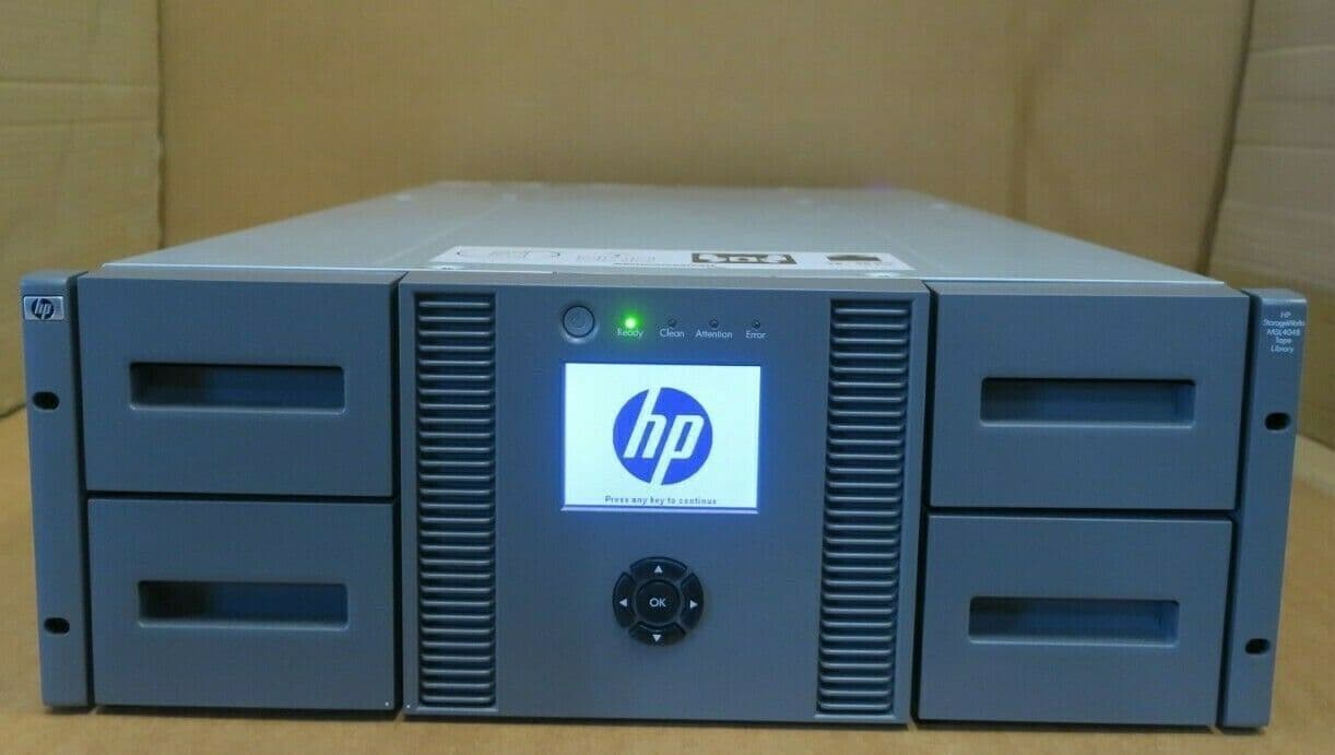 HP MSL4048 AK381A Backup Tape Library Enclosure 2x LTO5 FC BL544B