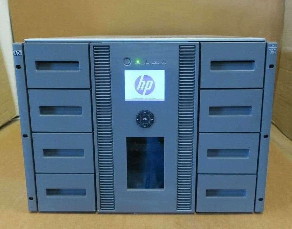 HP MSL8096 Backup Tape Library 8U Enclosure BL534A 4x BL535A LTO5