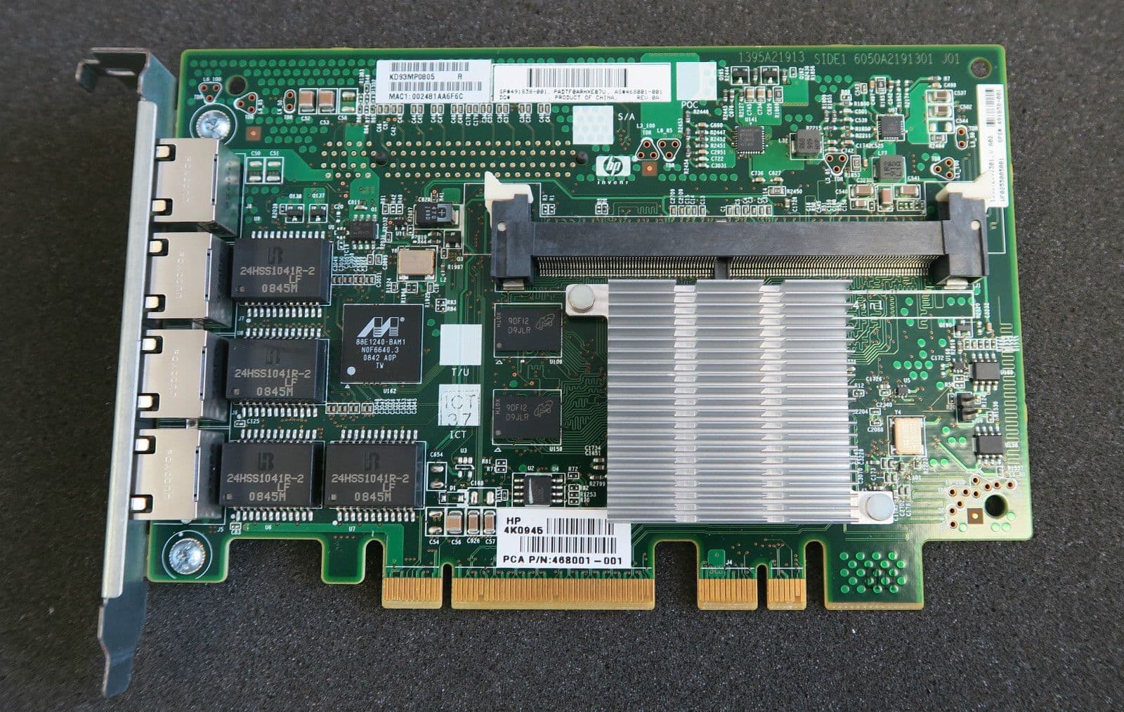 HP NC375I 491838001 Quad 4 Port Network Card NIC Adapter
