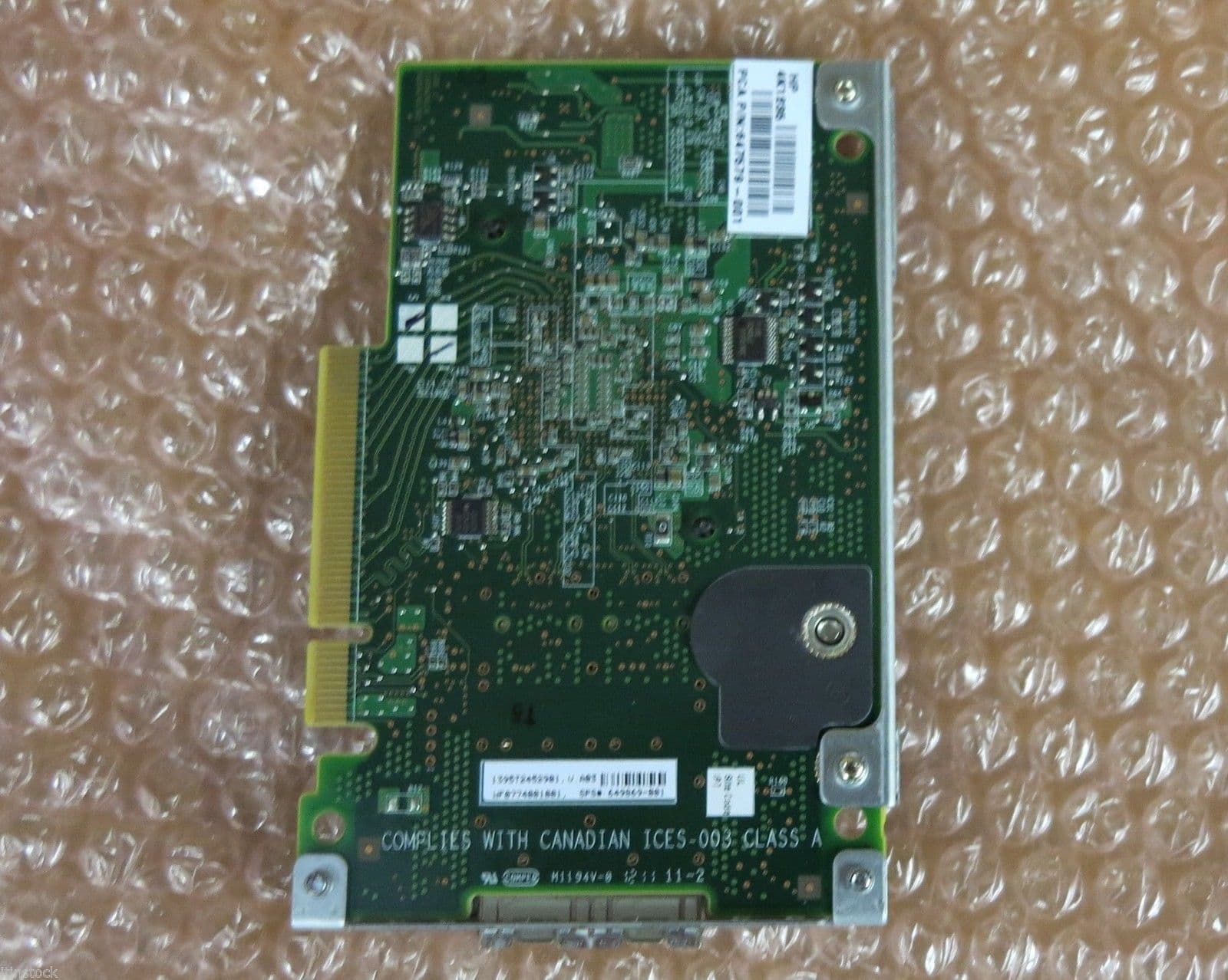 HP NC550SFP Dual Port 10GbE HBA Server Adapter Card 581199-001 586444-001