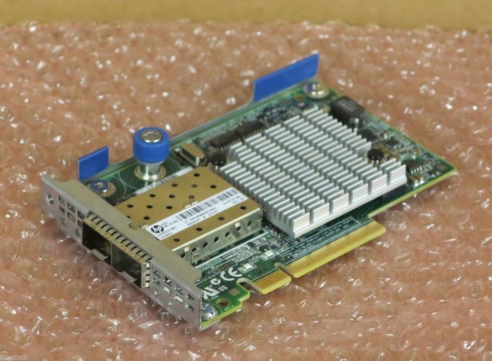 HP NC550SFP Dual Port 10GbE HBA Server Adapter Card 581199-001 586444-001