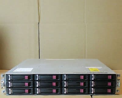 HP P2000 G3 AP847A 12x 600GB SAS Dual Port 8GB FC Controllers Storage Array