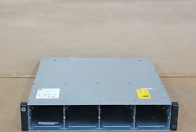 HP P2000 G3 AW593A 12-Bay Storage Array With 2 x Quad SAS Controllers ...