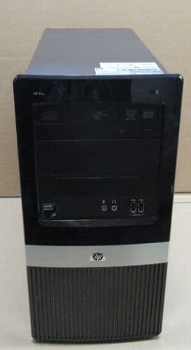HP Pro 3015 MT AMD Athlon II X3 435 8GB 500GB Windows 10 Pro Desktop PC Tower