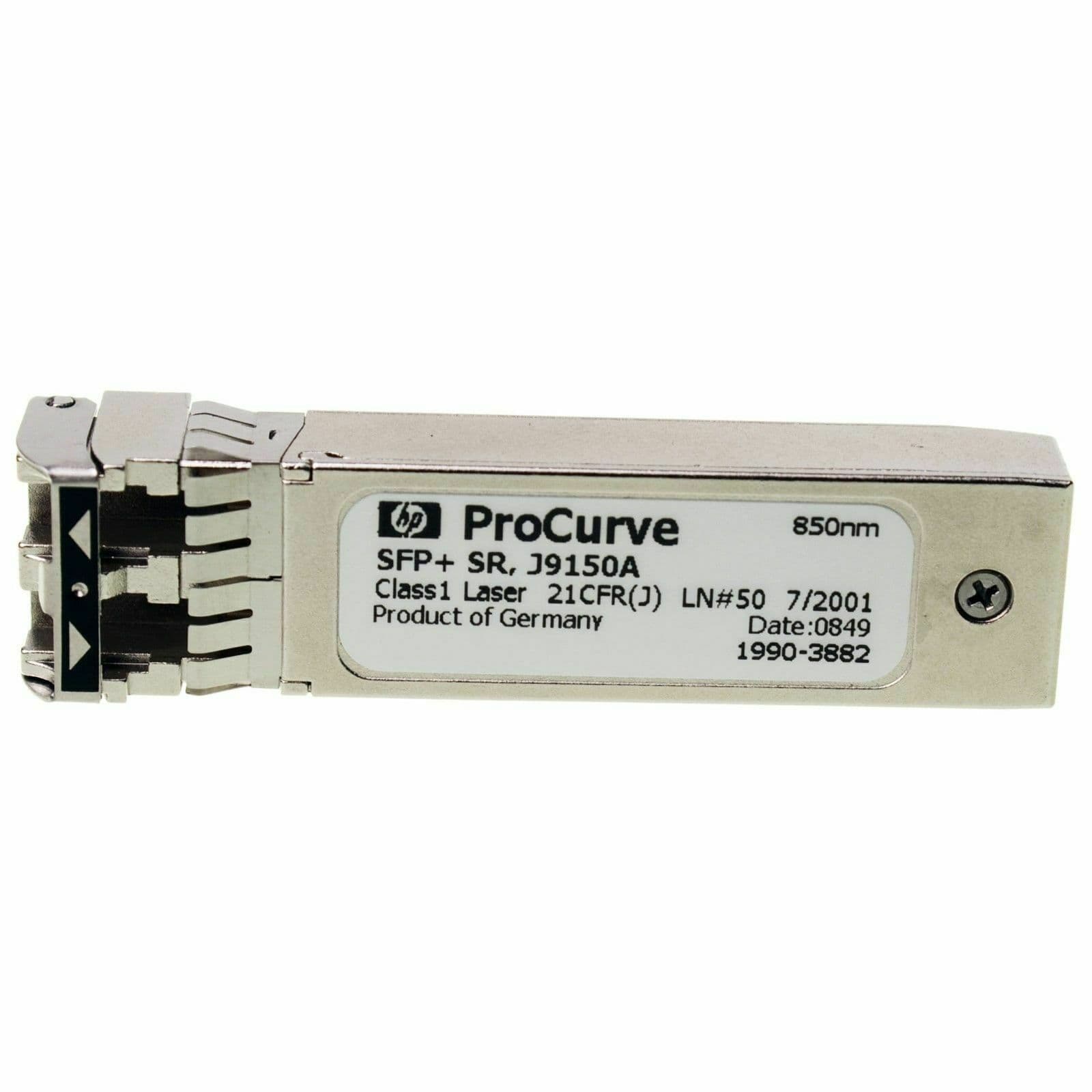 HP Procurve 10Gb/s 10GBase-SR J9150A SFP MMF 850nm LC Duplex ...
