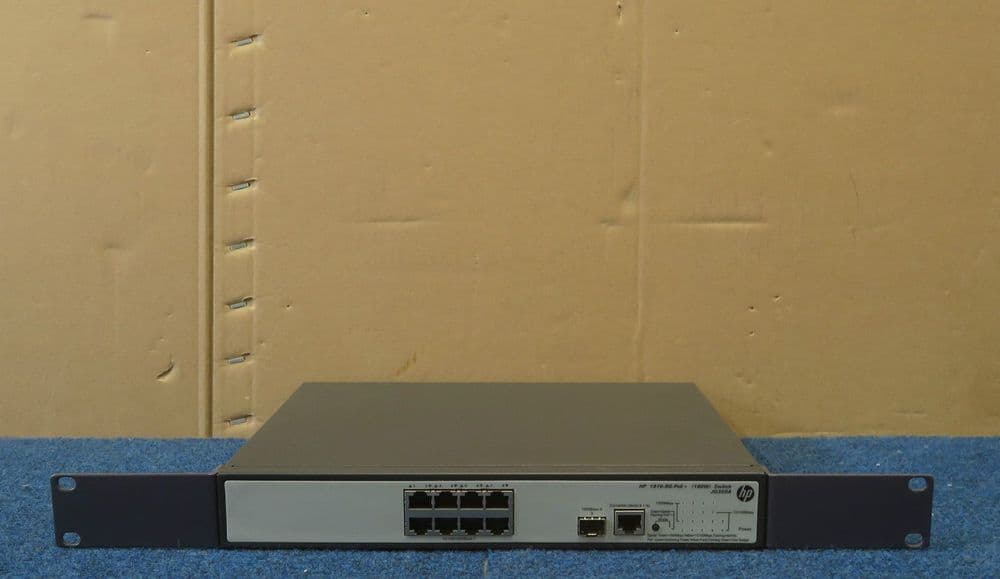 HP ProCurve 1910-8G-PoE 180W - 8 Port Gigabit Etherent Network Switch ...