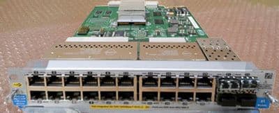 HP ProCurve 20-Port Gig-T + 4-port Mini-GBIC zl Switch Module Card Blade J8705A