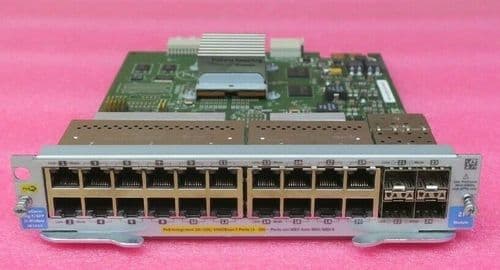 HP ProCurve 20x 1GbE RJ45 PoE + 4x 1Gb SFP Port Network Switch zl Module J8705A