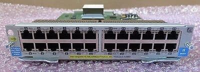 HP ProCurve 24-Port Gig-T Gigabit Ethernet PoE+ ZL Switching Module J9307A