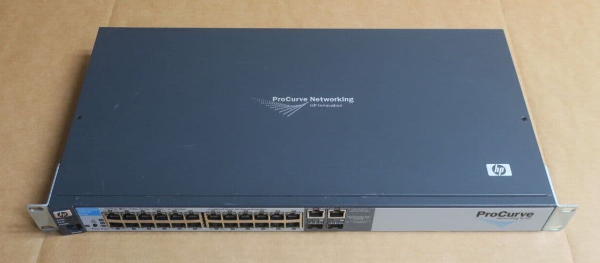 HP ProCurve 2510-24 24x 10/100 RJ45 2x Combo SFP/RJ45 Network Switch J9019B
