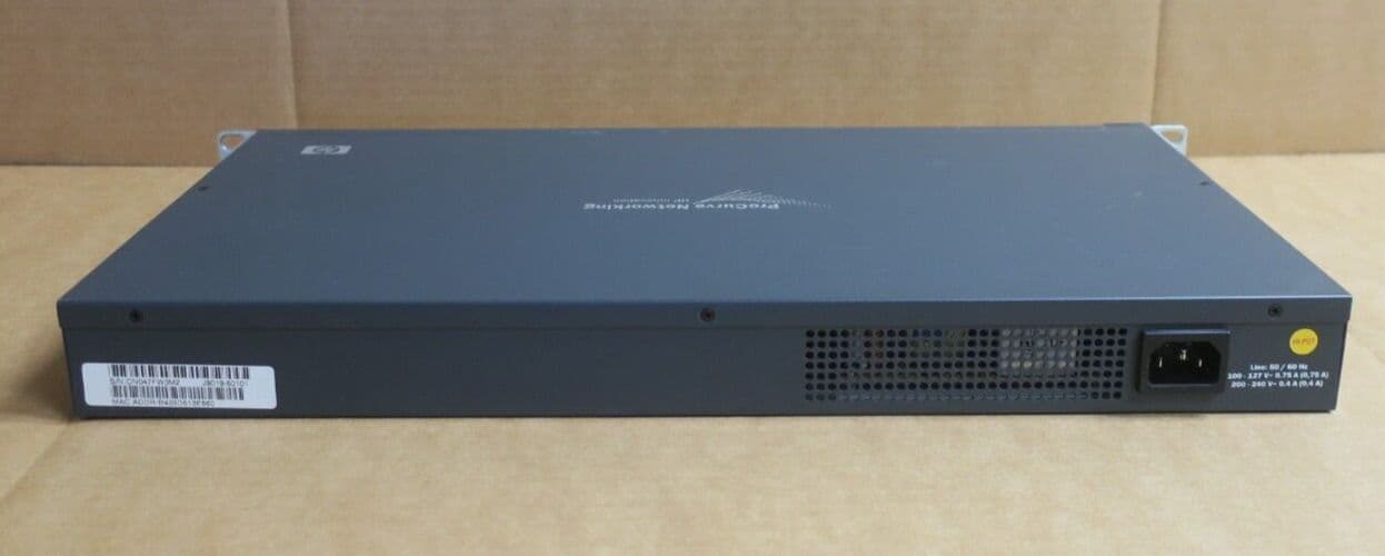 HP ProCurve Conmutador HP ProCurve 2510G-24 - Switch de red (1 Gbit/s, 10/100/1000 Mbps HP ProCurve Conmutador HP ProCurve 2510G-24 - Switch de red (1 Gbit/s, 10/100/1000 Mbps