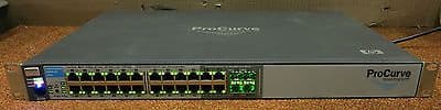HP Procurve 2510G-24 100/1000Mbps 24 Port Gigabit Ethernet Switch J9279A