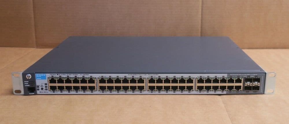 1gbe Rj45 HP ProCurve 2510G-48 44x 1GbE RJ45 4x 1GbE SFP/RJ45 Combo Network ...