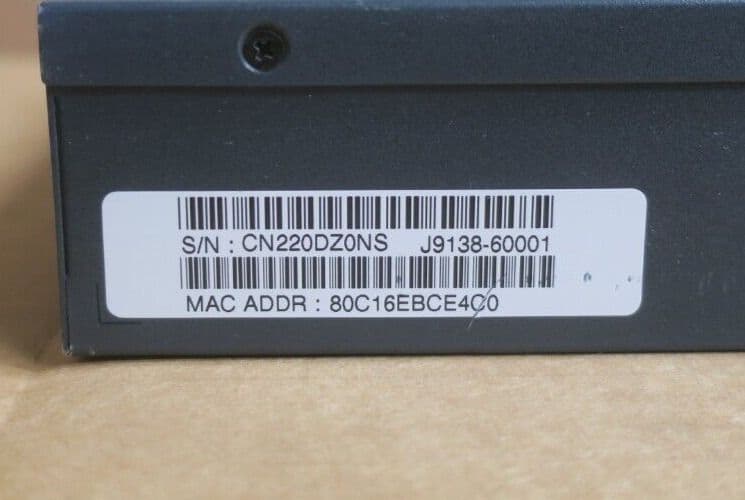 SWITCH HP PROCURVE 2520-24-PoE J1913A 24x10/100 SFP 1000 EUR 35,00 SWITCH HP PROCURVE 2520-24-PoE J1913A 24x10/100 SFP 1000 EUR 35,00