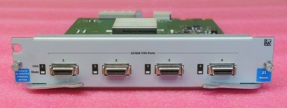 HP ProCurve 4-Port 10GbE CX4 Port 5400ZL Switch Expansion zl Module J8708A