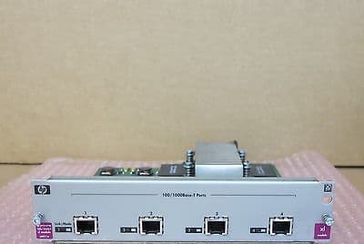 HP ProCurve XL J4821A 4-Port 100/1000-T Network Switch Module