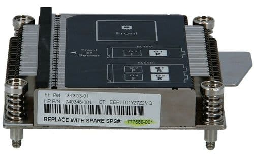 HP ProLiant BL460C G9 GEN9 WS460 G9 Standard Screw Down CPU2 Heatsink 777686-001