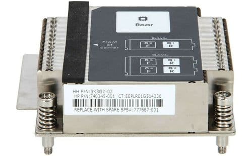 HP ProLiant BL460C G9 GEN9WS460 G9 Standard Screw Down Front Heatsink 777687-001