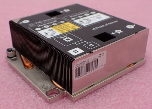 HP ProLiant BL460c Gen10 G10 Standard Rear CPU1 Screw Down Heatsink 877966-001