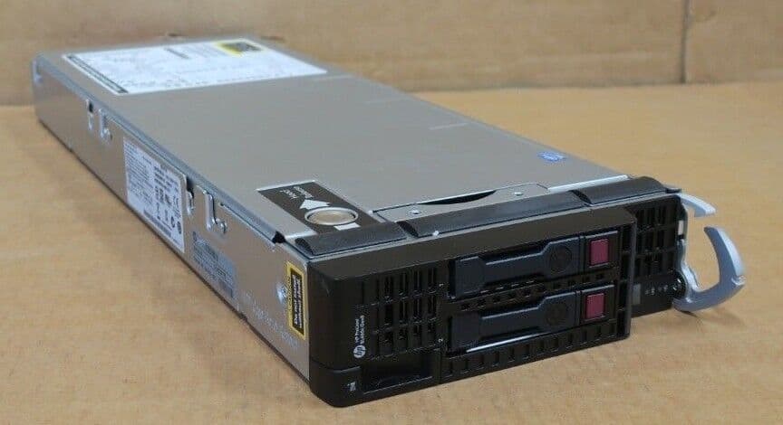HP ProLiant BL460c GEN8 G8 Blade Server 2x 10C E5-2690v2 128GB Ram ...